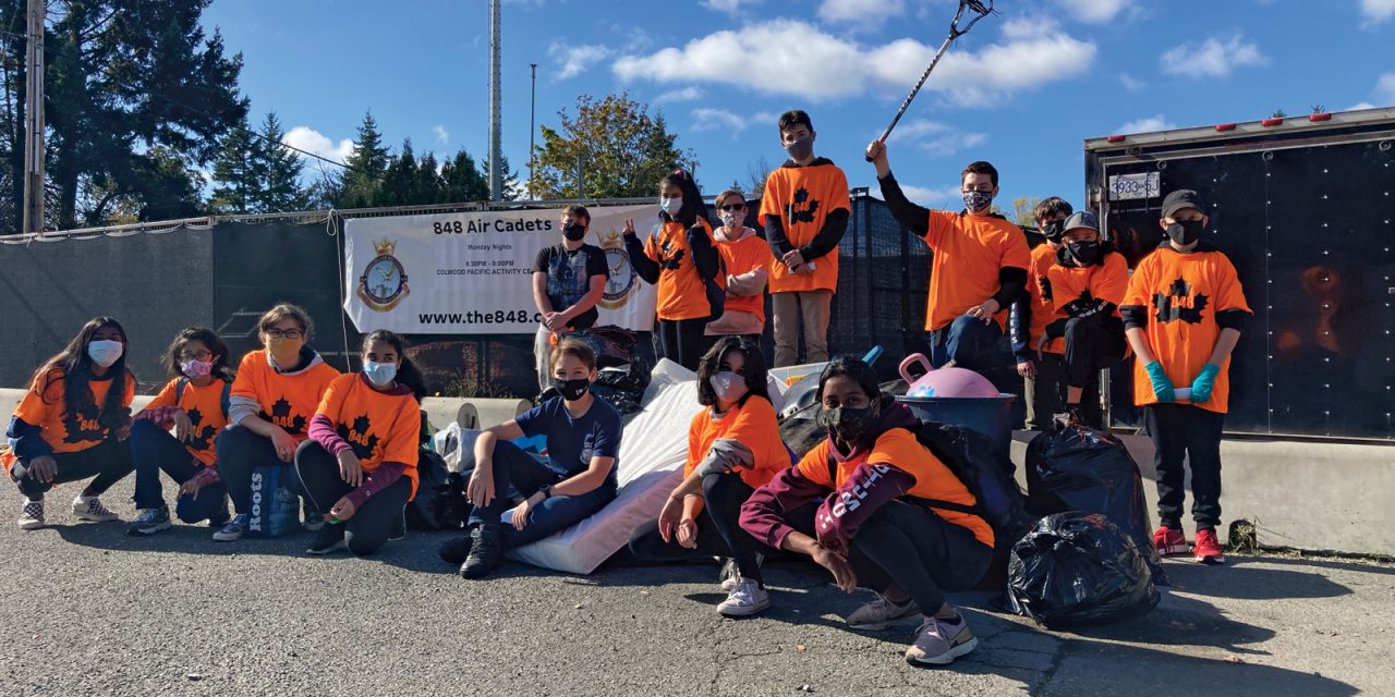 Air Cadets remediate Belmont Park environment