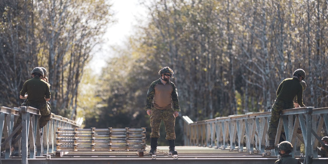 Army Engineer Reservists hone bridge-building skills on Haida Gwaii