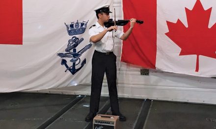 Navy Violinist Soothes Sailors At Sea