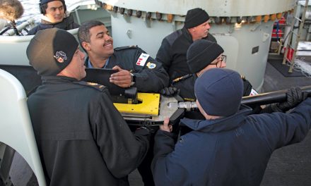 New sonar system tested on board Harry DeWolf