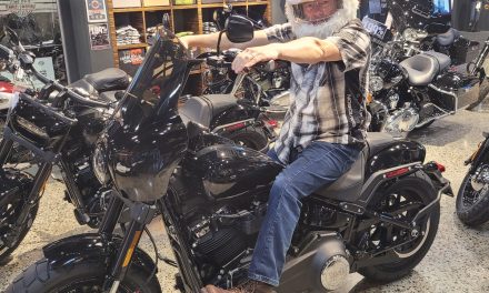 Motorcyclist-sailor launches holiday toy drive