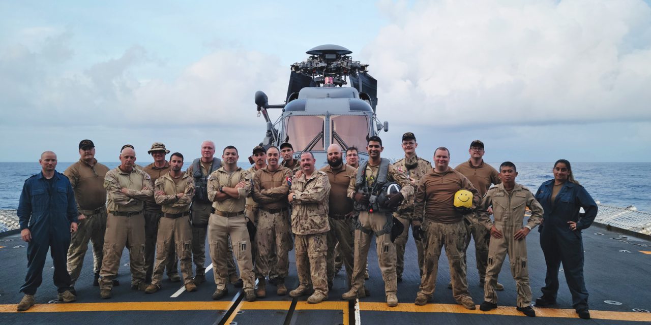 Helicopter crew member’s journey to sea