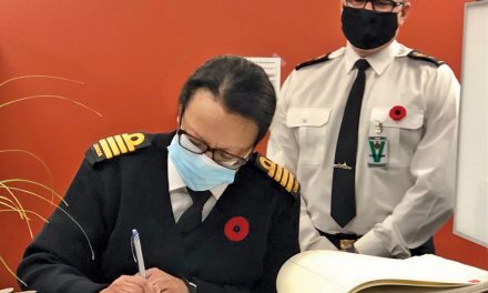 FMF Cape Scott’s Honorary Captain visits West Coast