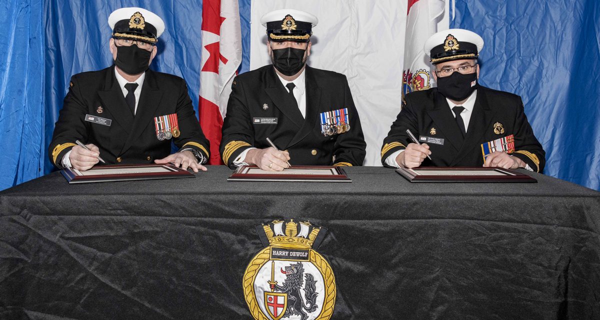 Harry DeWolf Commander reflects on seven years of service