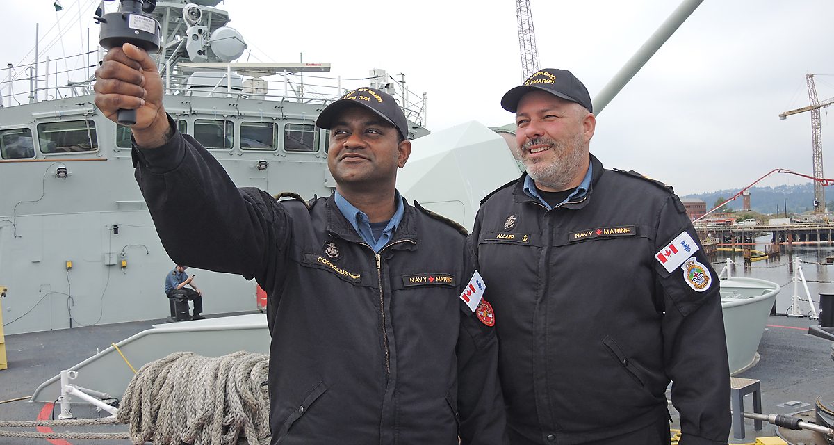 First navy Meteorological Technician sails with HMCS Ottawa