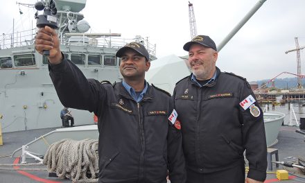First navy Meteorological Technician sails with HMCS Ottawa
