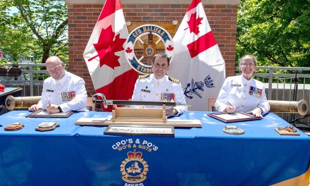 New Base Chief arrives at CFB Halifax, outgoing Chief makes history for second time