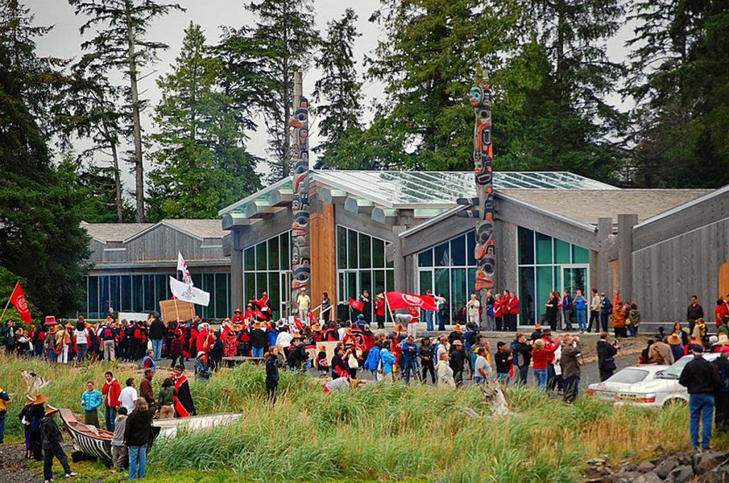 home village of Skidegate in Haida Gwaii