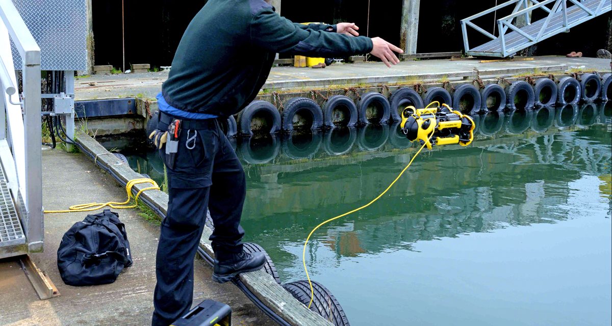 Underwater drone ‘no small thing’ for Patrol Craft Training Unit