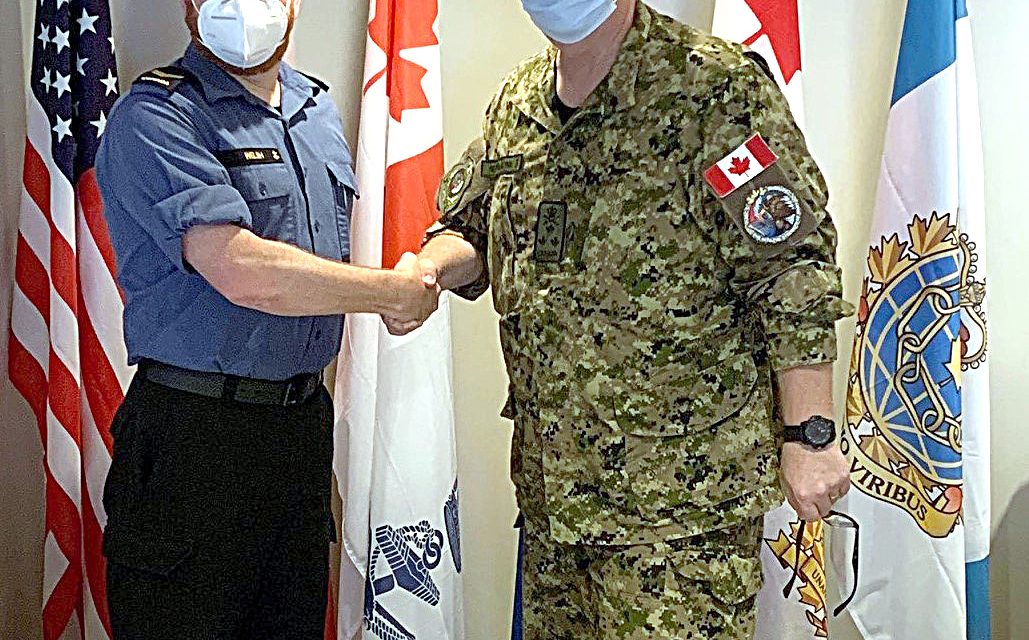 Supply Technician honoured with Commander CJOC Coin for Excellence