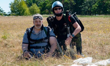 Wounded veteran gets rare opportunity to jump with the SkyHawks