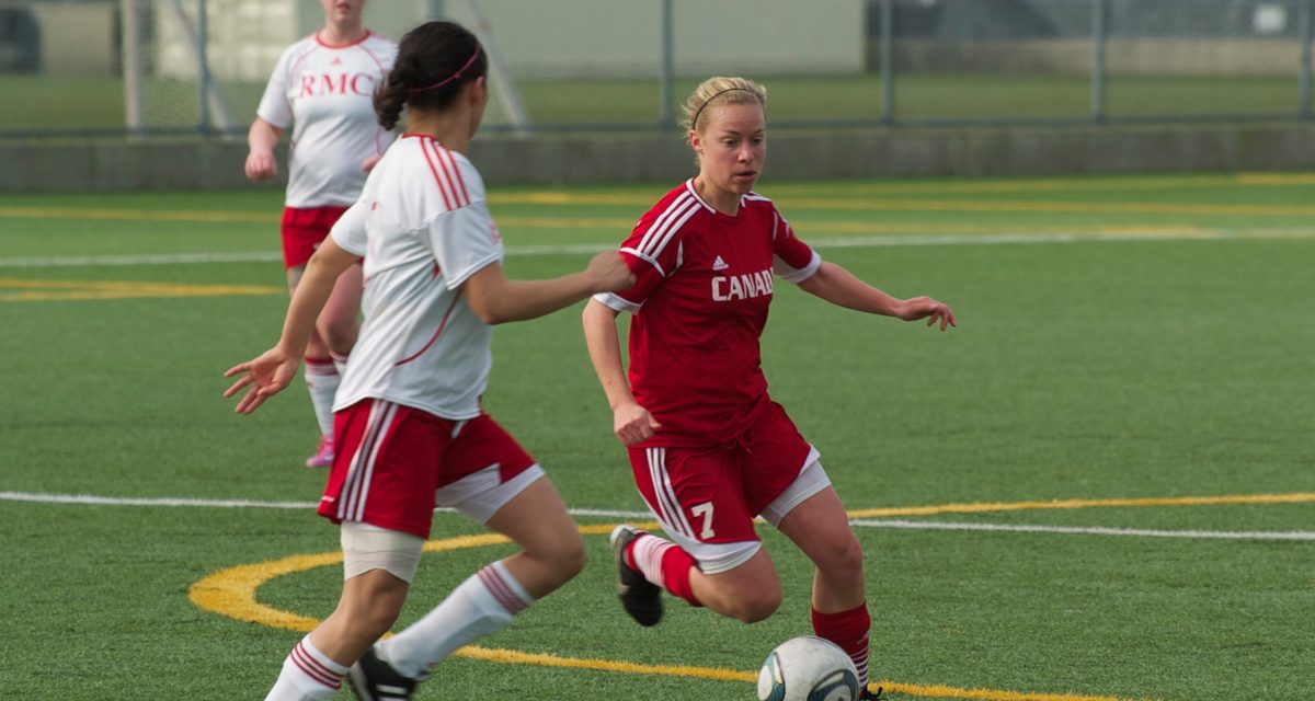 Naval Reservist named RCN team captain as CISM Canadian women’s soccer team competes on the world stage