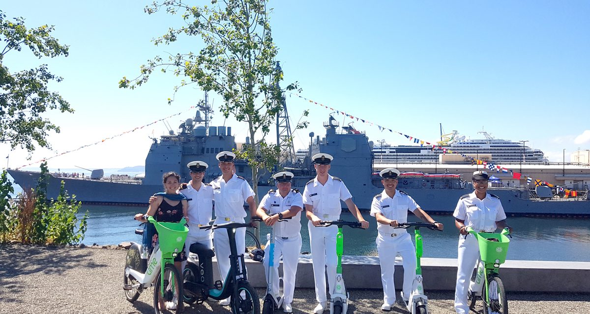 Sailors roll out in Seattle – Navy Bike Ride