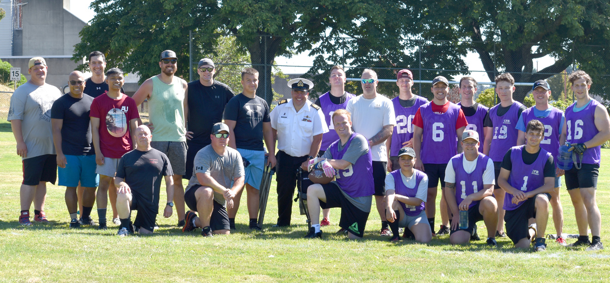 A new sporting tradition honours Commanders of Canadian Fleet Pacific