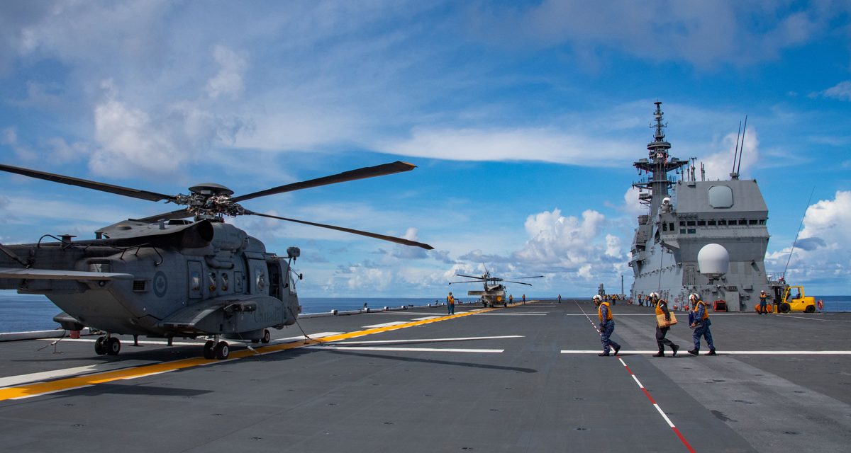 HMCS Vancouver navigates Taiwan Strait en route to Operation Neon