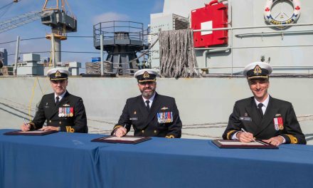 First change of command since 2019 for HMCS Goose Bay