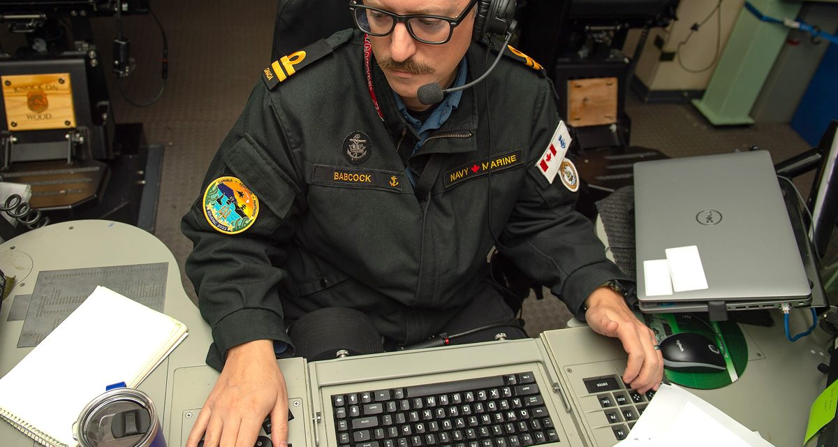 A surprising yet perfect fit with the Navy: Tyson Babcock profile