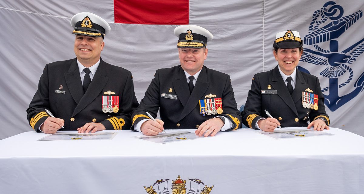 HMCS Winnipeg Change of Command