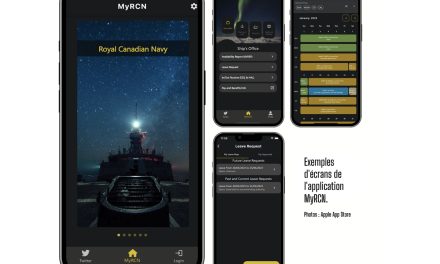 La Marine canadienne au creux de la main