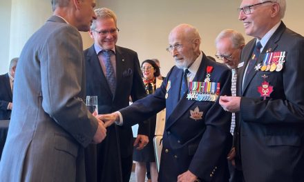 Peter Chance meets Prince Edward