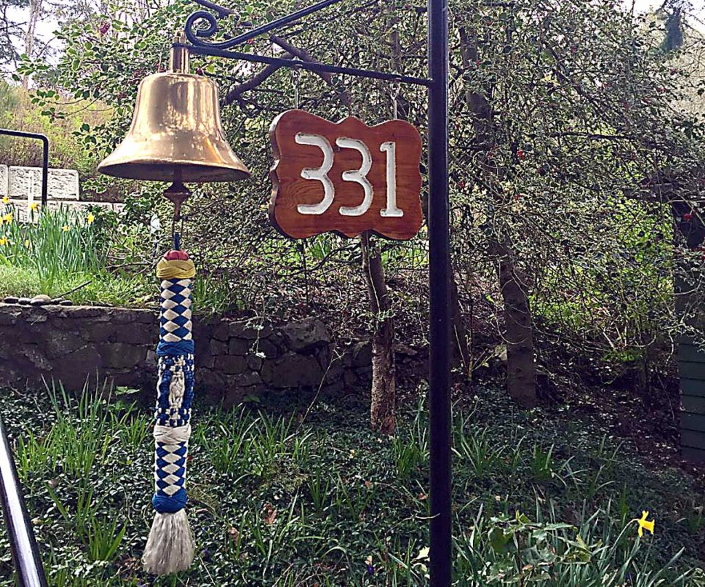 HMCS Grilse bell stolen from Langford front yard.