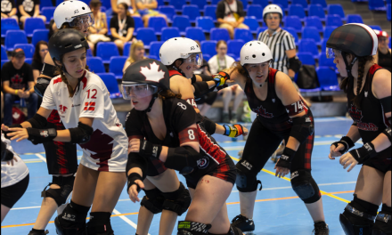 <strong>Une adolescente de Belmont Park mène le Canada à la médaille de bronze en roller derby</strong>