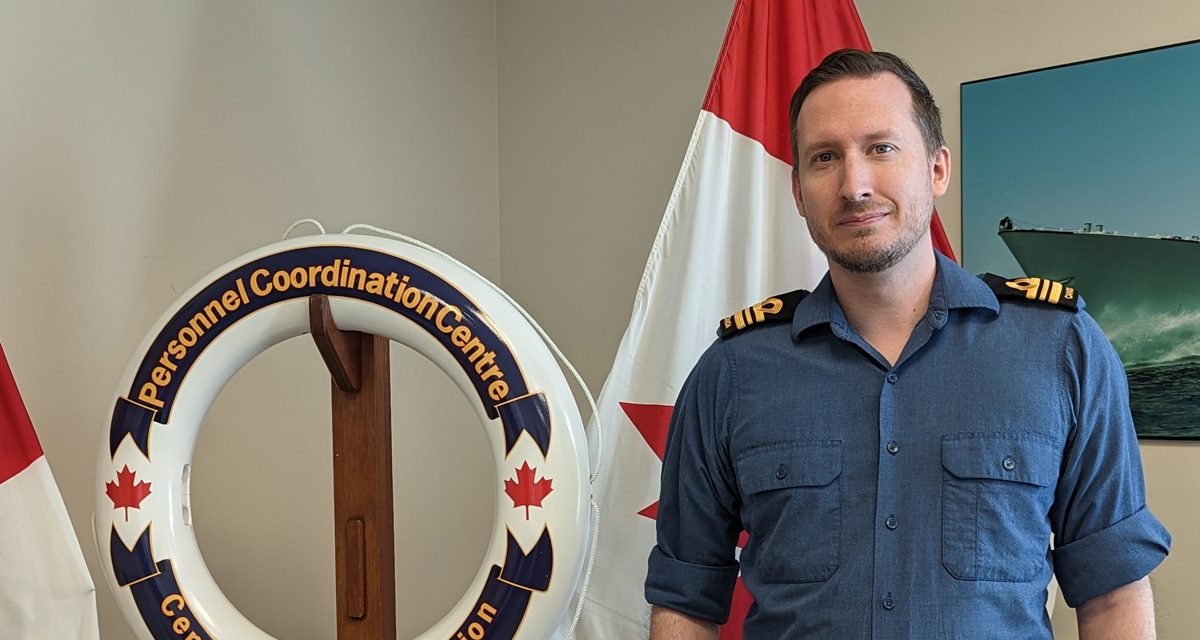 Leadership numérique de la MRC : Aaron O’Connor, LCdr