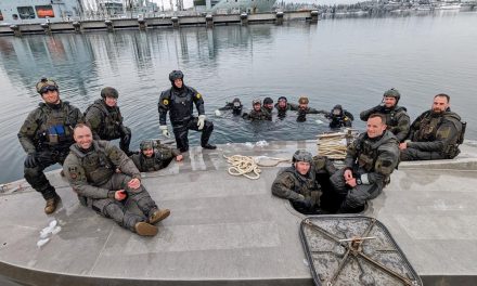 La GRC termine sa formation sur les navires chavirés