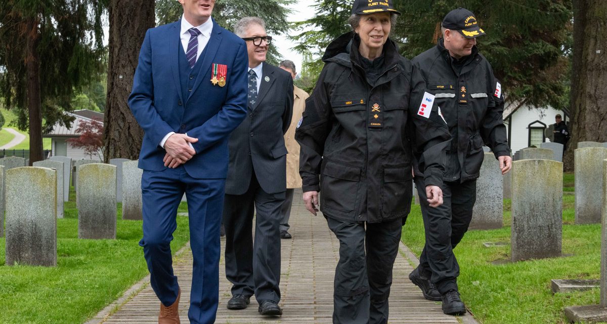 Visite de la HRH à Victoria