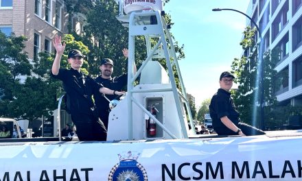 HMCS Malahat takes part in 124th Annual Victoria Day Parade