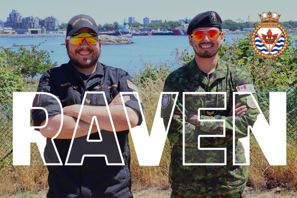 Sailor First Class (S1) Corwin Nemeth (left)