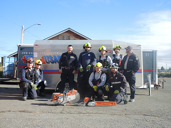 L’équipe MUSAR de l’île de Vancouver prête à tout