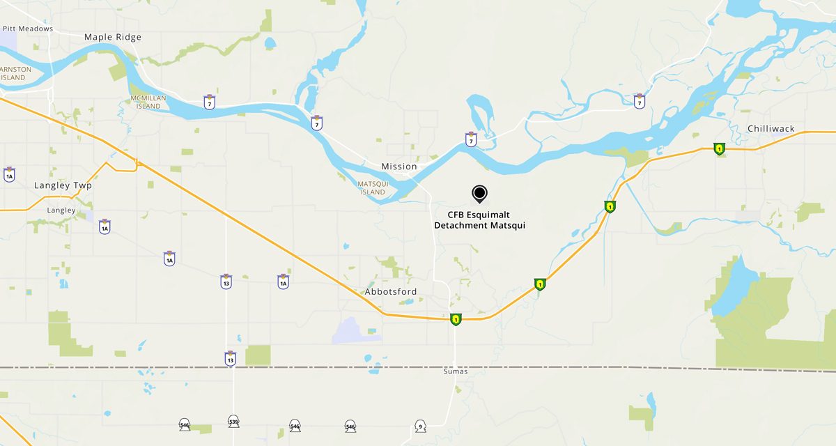 CFB Esquimalt Detachment Matsqui installs flood barrier to protect critical communications hub