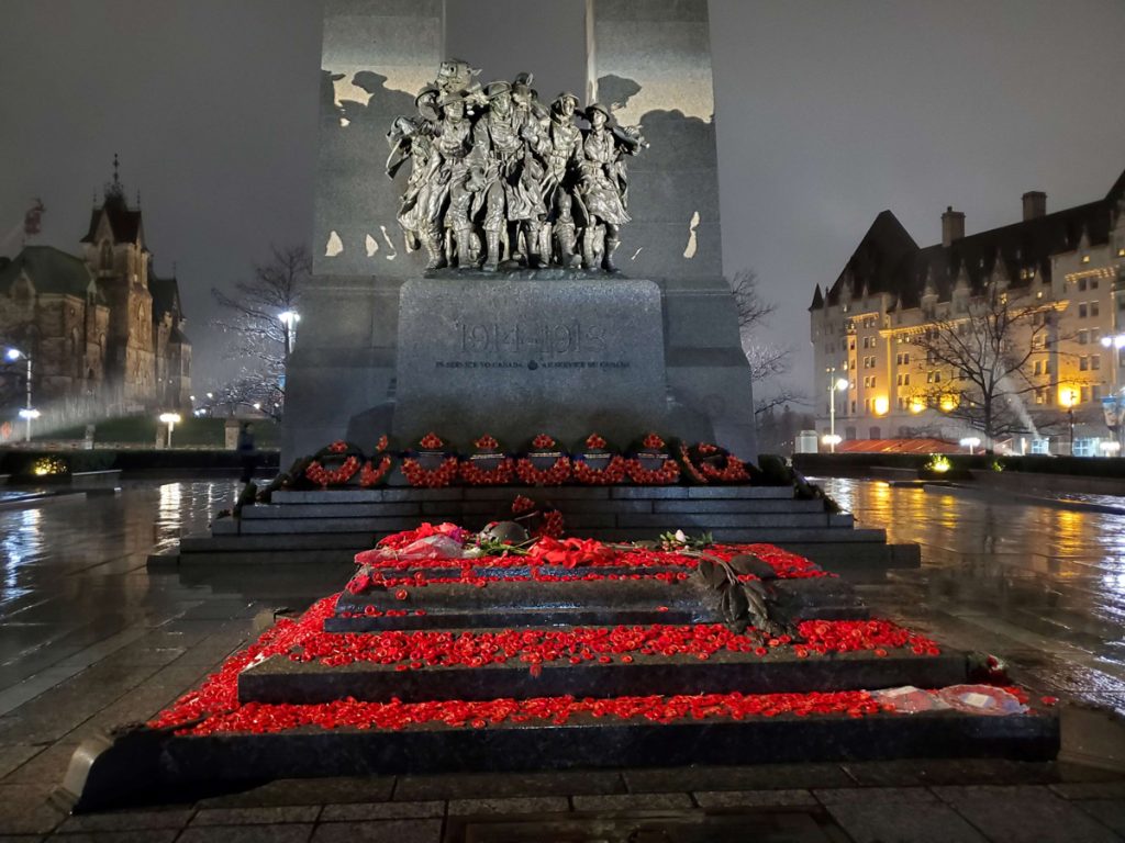 The Tomb of the Unknown Soldier in Ottawa