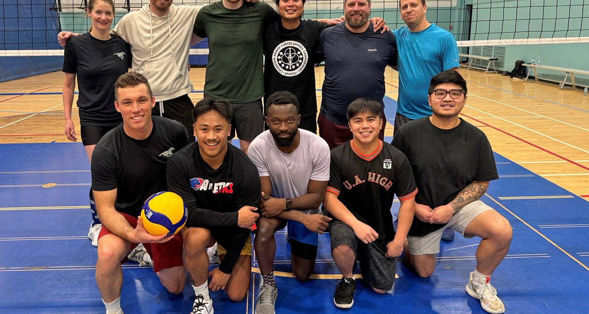 NCSM Calgary remporte le tournoi de volley-ball intra-muros de décembre